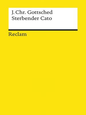 cover image of Sterbender Cato